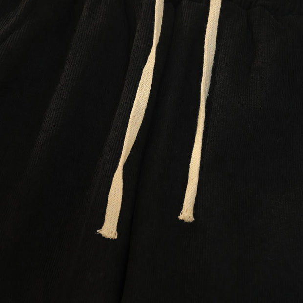 Buddha Stones Women's Patchwork Cotton Corduroy Fleece-Lined Wide Leg Pants With Pockets - image 8