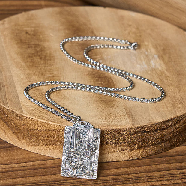 FREE Today: Healing and Balance Copper Black White Impermanence Pattern Pendant Necklace - image 9