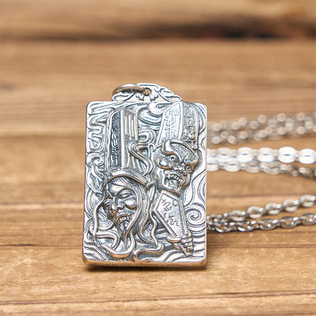 FREE Today: Healing and Balance Copper Black White Impermanence Pattern Pendant Necklace - image 4