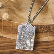 FREE Today: Healing and Balance Copper Black White Impermanence Pattern Pendant Necklace - image 1