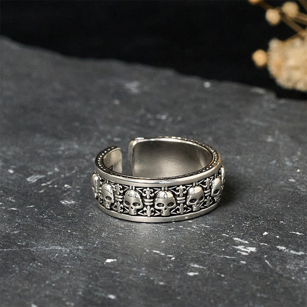 FREE Today: New Beginning and Healing The Lord Of The Corpse Forest Copper Skull Ring - image 3