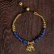 FREE Today: Strength and Blessing Turquoise Elephant Luck Double-layer Plated Copper Bracelet - image 14