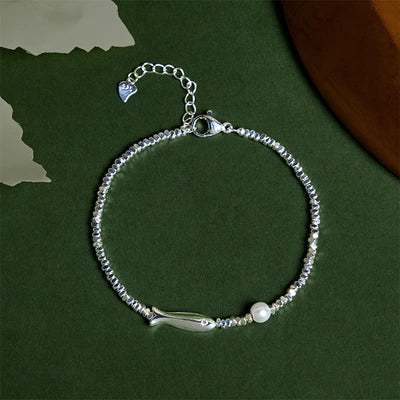 FREE Today: Luck and Wealth Copper Plated Silver Koi Fish Pearl Bracelet - Copper Koi Fish(Wrist Circumference: 15-17cm) - image 0
