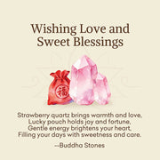 FREE Today: "Wishing Love and Sweet Blessings"Strawberry Quartz Bracelet Includes Gift Message Card - image 2