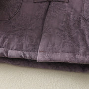 Buddha Stones Women's Solid Color Frog-Button Design Long Sleeve Cotton Jacket With Pockets - image 4