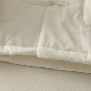 Buddha Stones Women's Solid Color Frog-Button Design Long Sleeve Cotton Jacket With Pockets - image 14