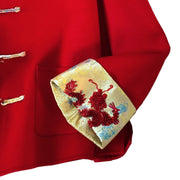 Buddha Stones Tang Suit Embroidery Long Sleeve Women's Cotton Jacket With Pockets - image 11