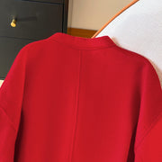 Buddha Stones Tang Suit Embroidery Long Sleeve Women's Cotton Jacket With Pockets - image 5