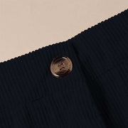 Buddha Stones Casual Corduroy Straight-leg Women's Pants With Pockets - image 11
