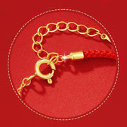 Buddha Stones Hetian Jade Year Of The Horse 925 Sterling Silver Zircon Abundance Red Rope Bracelet - image 11