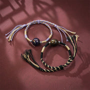 FREE Today: Purity and Healing Lacquer Craft Bead Multicolored Braided String Bracelet - image 11