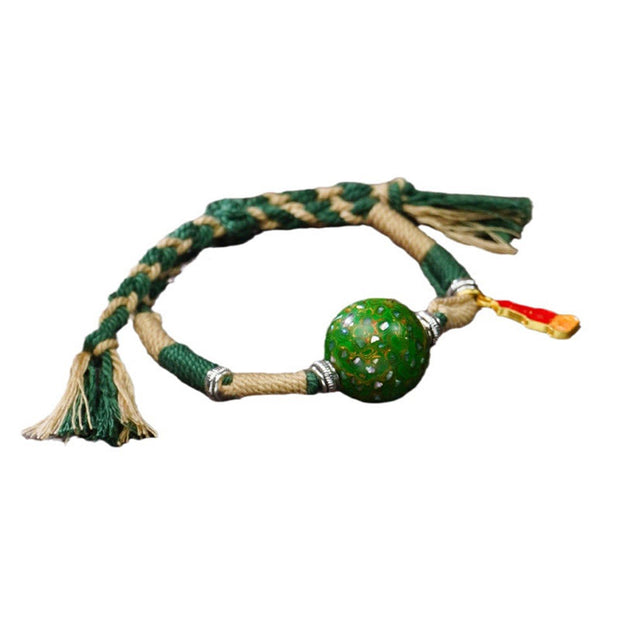 FREE Today: Purity and Healing Lacquer Craft Bead Multicolored Braided String Bracelet - image 9