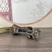 Buddha Stones Classic Buddha's Hand Lotus Alloy Home Decoration 4.7*2.9*8.4 cm - image 4