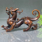 Buddha Stones FengShui Small PiXiu Alloy Wealth Luck Decoration 9.2*2.4*5.2 cm - PiXiu 9.2*2.4*5.2 cm - image 0