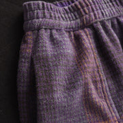 Buddha Stones Women's Winter Plaid Pattern Cotton Thermal 7-8 Length Skirt With Pockets - image 5