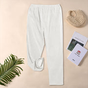 Buddha Stones Women's Commute Pure Color Corduroy Pants With Pockets - image 14