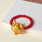 FREE Today: Positive and Success Nine Tailed Fox South Red Agate Bracelet - image 11