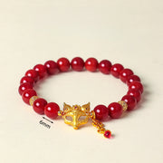 FREE Today: Positive and Success Nine Tailed Fox South Red Agate Bracelet - image 4