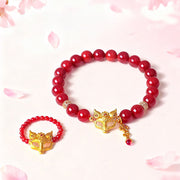 FREE Today: Positive and Success Nine Tailed Fox South Red Agate Bracelet - image 16