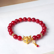 FREE Today: Positive and Success Nine Tailed Fox South Red Agate Bracelet - image 3