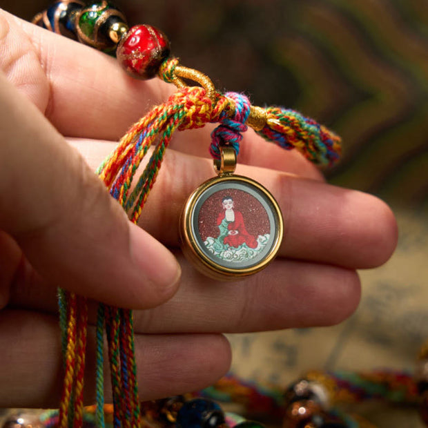 FREE Today: Calm Blessing Thangka Chinese Zodiac Natal Buddha Cinnabar String Bracelet - image 21