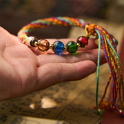 FREE Today: Calm Blessing Thangka Chinese Zodiac Natal Buddha Cinnabar String Bracelet - image 4