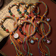 Buddha Stones Thangka Chinese Zodiac Natal Buddha Cinnabar Blessing String Bracelet - image 30