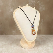 FREE Today: Power Blessing Tibetan Yin Yang Bagua Design Nine-eye Dzi Agate Necklace Pendant - image 5