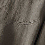 Buddha Stones Fall Stand Collar Chinese Frog-Button Simple Design Long Sleeve Women's Cotton Shirt - image 6