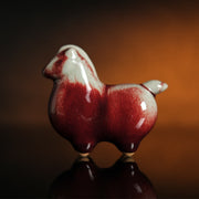 Buddha Stones Year Of The Horse Ceramics Prosperity Home Decoration - Ceramics Horse 10*4*8.5cm - image 0