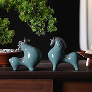 Buddha Stones Year Of The Horse Ceramics Freedom Desktop Home Decoration - image 19