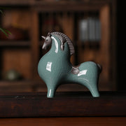 Buddha Stones Year Of The Horse Ceramics Freedom Desktop Home Decoration - image 6
