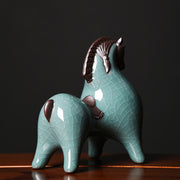 Buddha Stones Year Of The Horse Ceramics Freedom Desktop Home Decoration - image 10