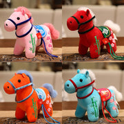 Buddha Stones Year of the Horse Bamboo Dragon Lotus Phoenix Plush Doll Home Decoration - image 25