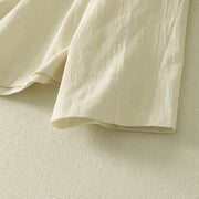 Buddha Stones Asymmetrical Front Frog-button Long Sleeve Women's Cotton Shirt - image 13