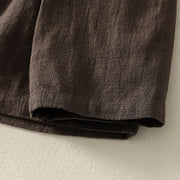 Buddha Stones Plain Chinese Frog-Button Long Sleeve Women's Cotton Zen Clothing Shirt - image 4