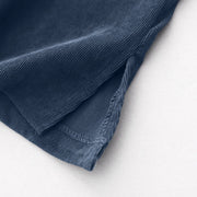 Buddha Stones Fall Plain Buttons Design Long Sleeve Corduroy Midi Dress With Pockets - image 11