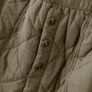 Buddha Stones Women's Plain Cotton Padded Thermal 7-8 Length Skirt With Pockets - image 5