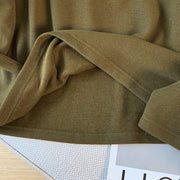 Buddha Stones Spring Solid Color Stand Collar Frog-button Design Women's Cotton Long Sleeve Shirt - image 22