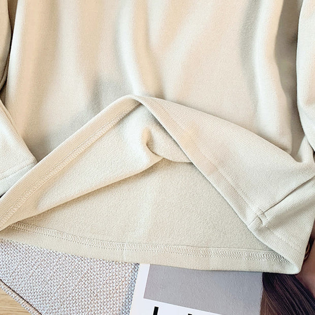 Buddha Stones Spring Solid Color Stand Collar Frog-button Design Women's Cotton Long Sleeve Shirt - image 12