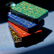 Buddha Stones Handcrafted Lacquer Craft Sandalwood Protection Pendant Necklace - image 25