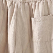 Buddha Stones Jacquard Cotton-padded Women's Wide Leg Thermal Ankle-Length Pants With Pockets - image 15