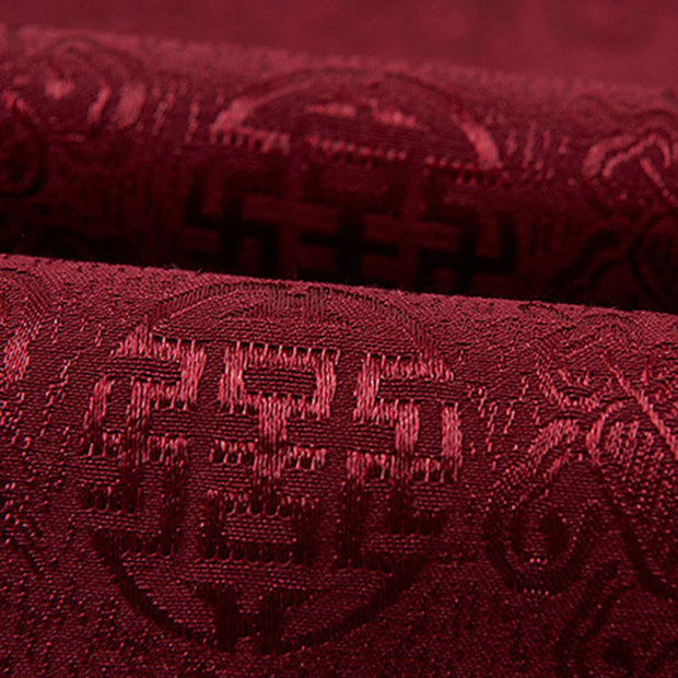 Buddha Stones Embroidery Pattern Stand Collar Long Sleeve Men's Tang Suit Jacket With Pockets - image 6