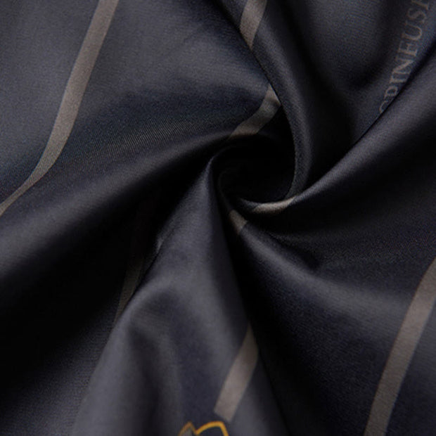 Buddha Stones Embroidery Pattern Stand Collar Long Sleeve Men's Tang Suit Jacket With Pockets - image 12