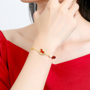 Buddha Stones 925 Sterling Silver Year Chinese Zodiac Of The Horse Red Agate Calm Necklace Pendant - image 11