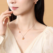 Buddha Stones 925 Sterling Silver Year Of The Horse Coins Design Blessing Necklace Pendant - image 4