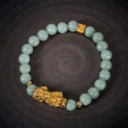 FREE Today: Luck Prosperity Golden Pi Xiu Charm Jade Beaded Bracelet - image 3
