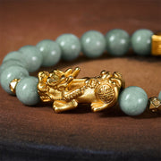 FREE Today: Luck Prosperity Golden Pi Xiu Charm Jade Beaded Bracelet - image 5