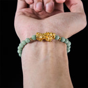 FREE Today: Luck Prosperity Golden Pi Xiu Charm Jade Beaded Bracelet - image 14