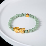 FREE Today: Luck Prosperity Golden Pi Xiu Charm Jade Beaded Bracelet - image 12